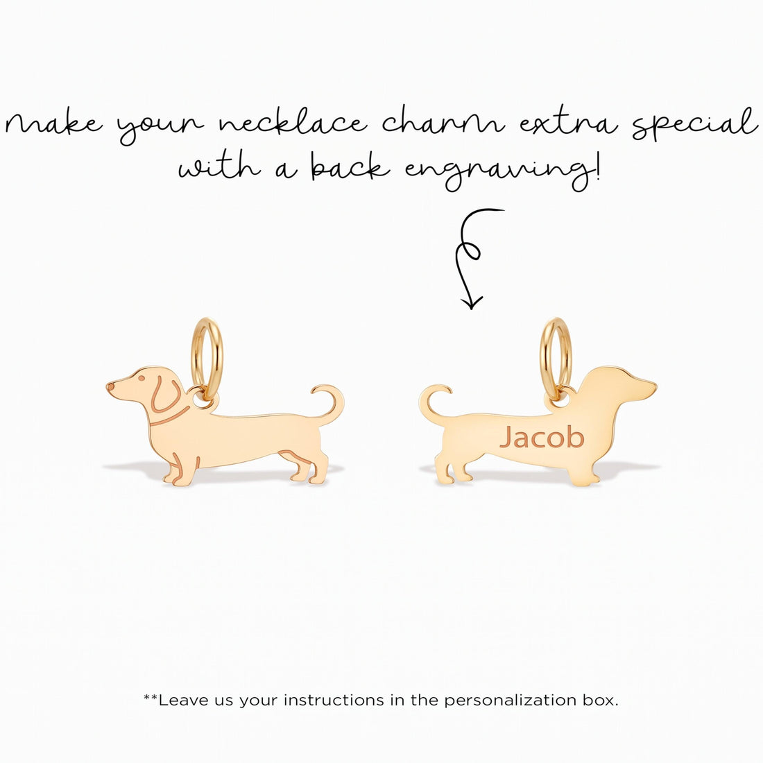 Dachshund Dog Necklace Charm
