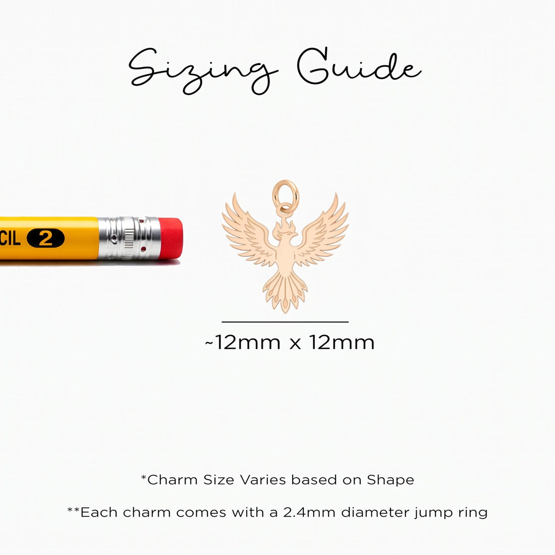 Phoenix Bird Necklace Charm