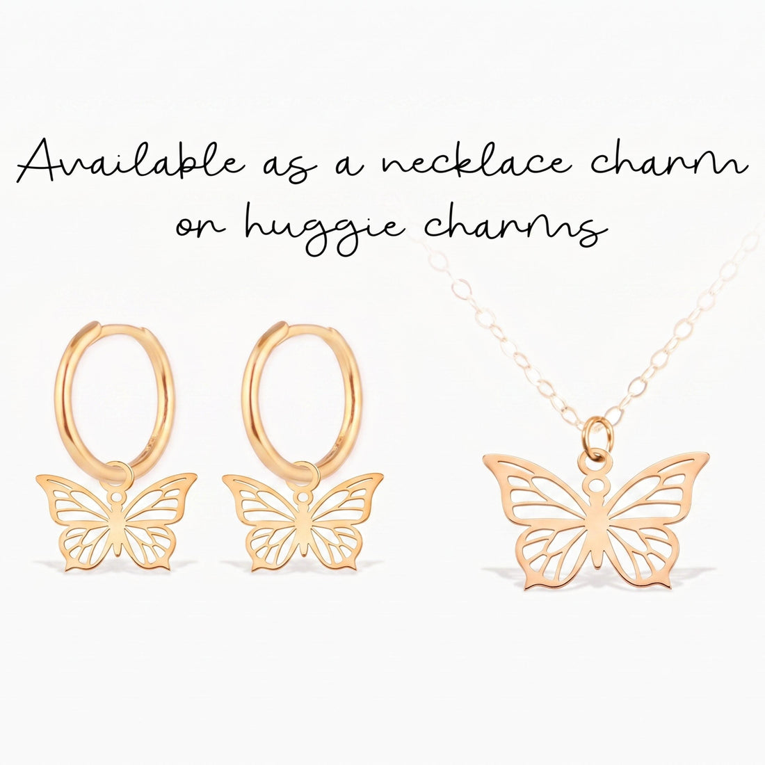 Butterfly Insect Charm Pendant