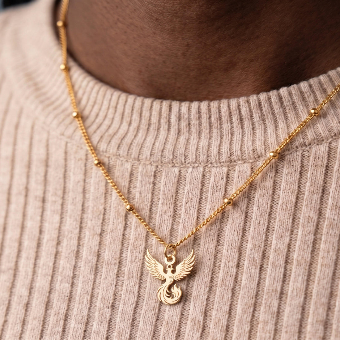 Phoenix Bird Necklace Charm