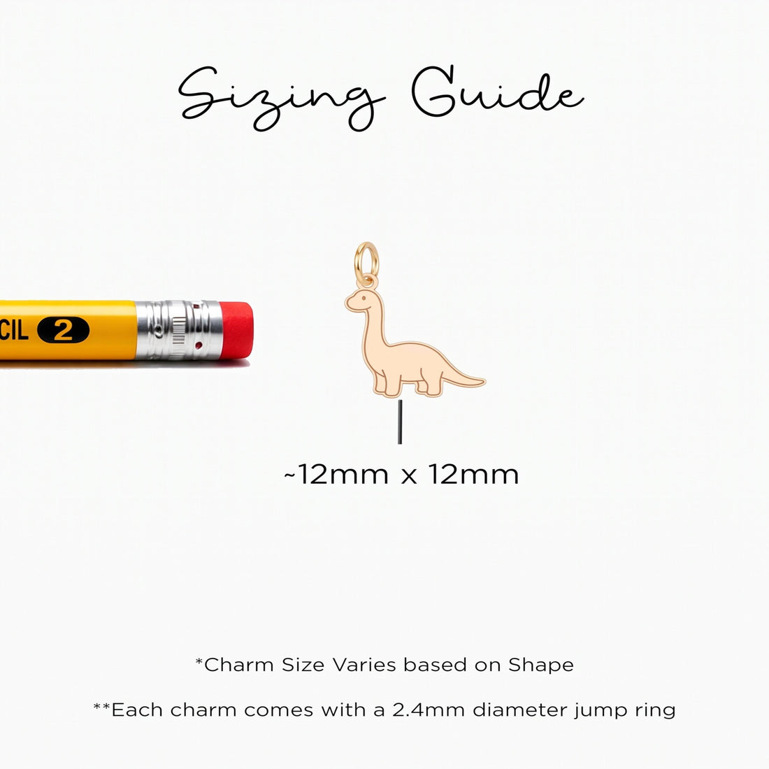 Brontosaurus Dinosaur Necklace Charm