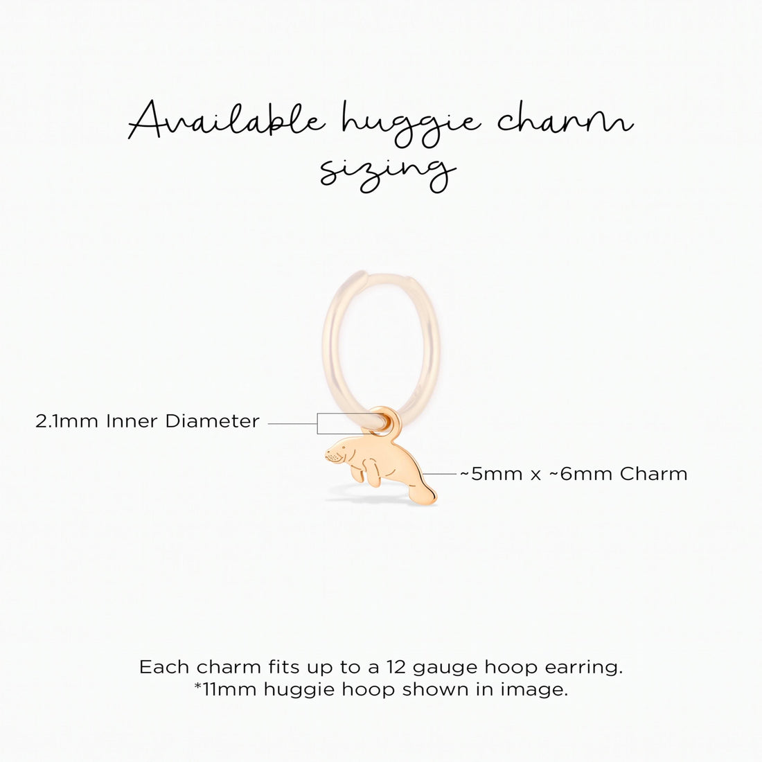 Manatee Ocean Necklace Charm