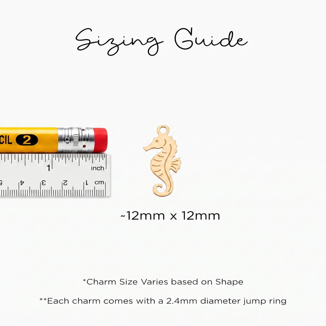 Dainty Seahorse Necklace Charm