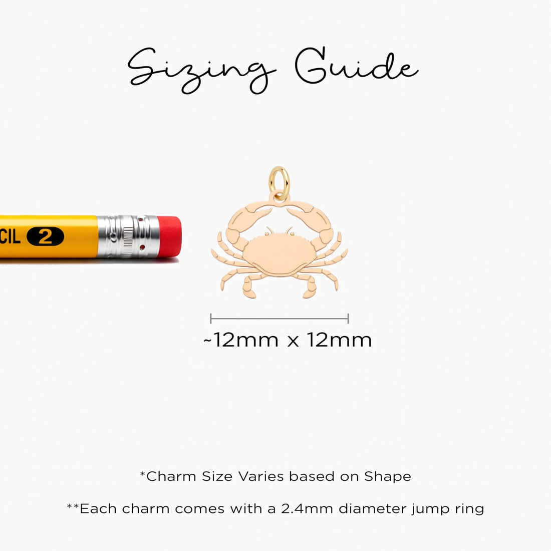 Sea Crab Charm Pendant