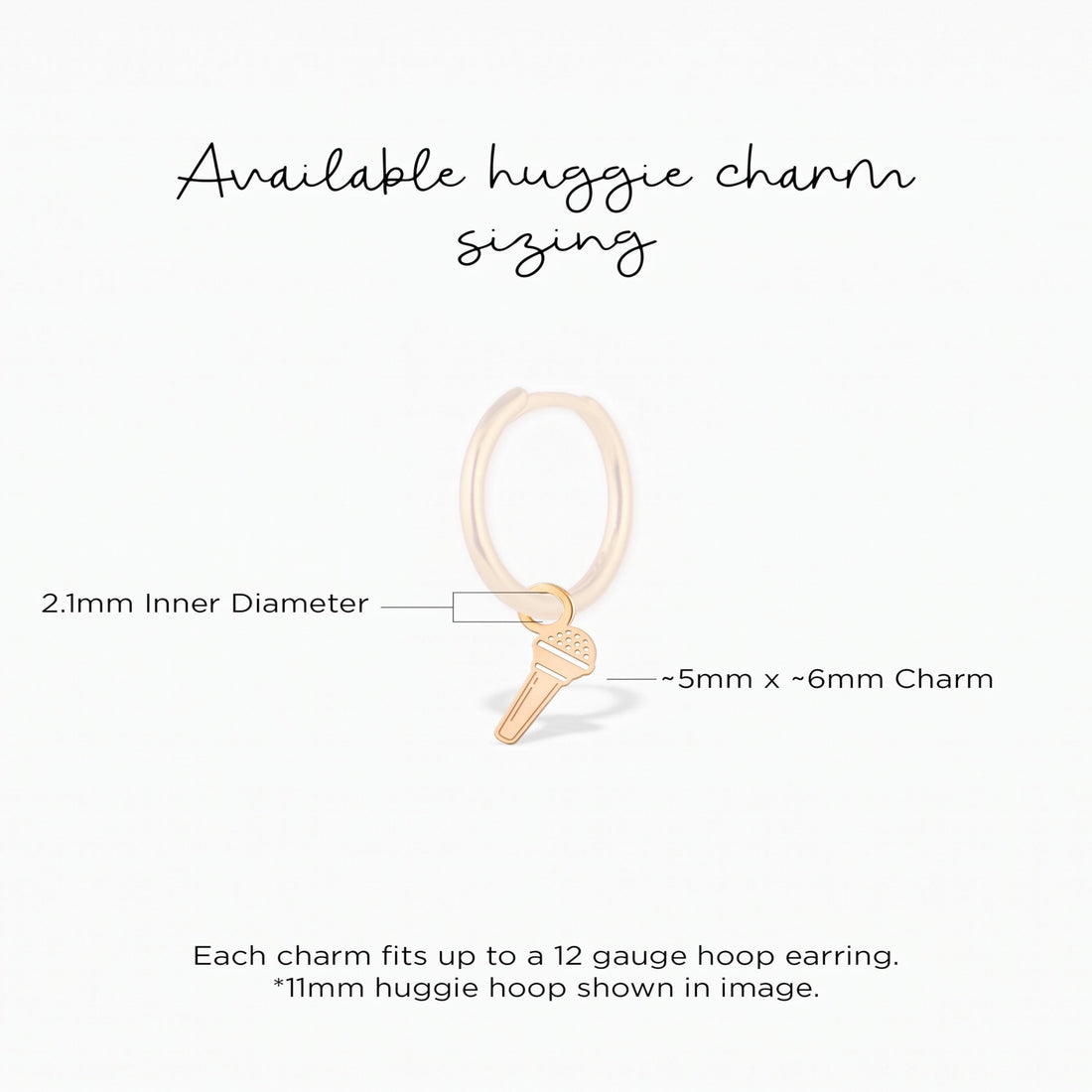 Dainty Microphone Necklace Charm