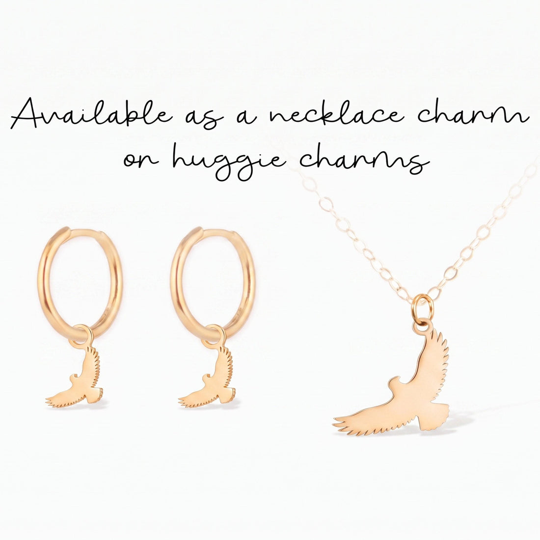 Flying Eagle Necklace Charm