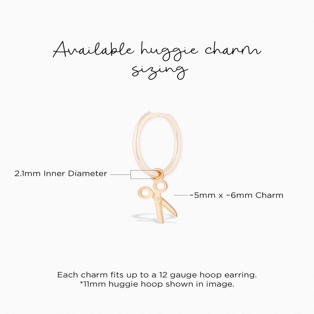 Barber Scissors Shears Charm