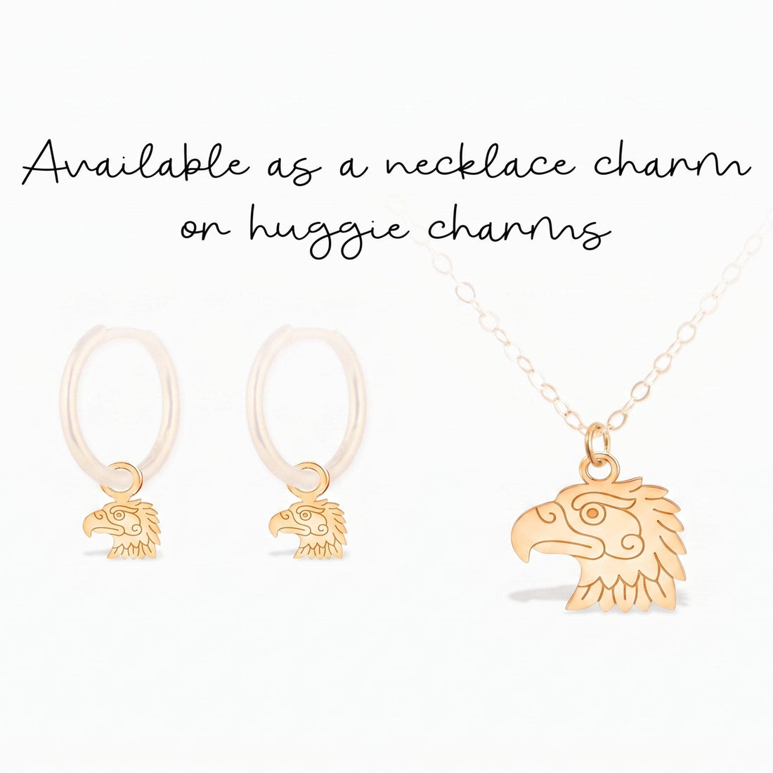 Eagle Head Necklace Charm