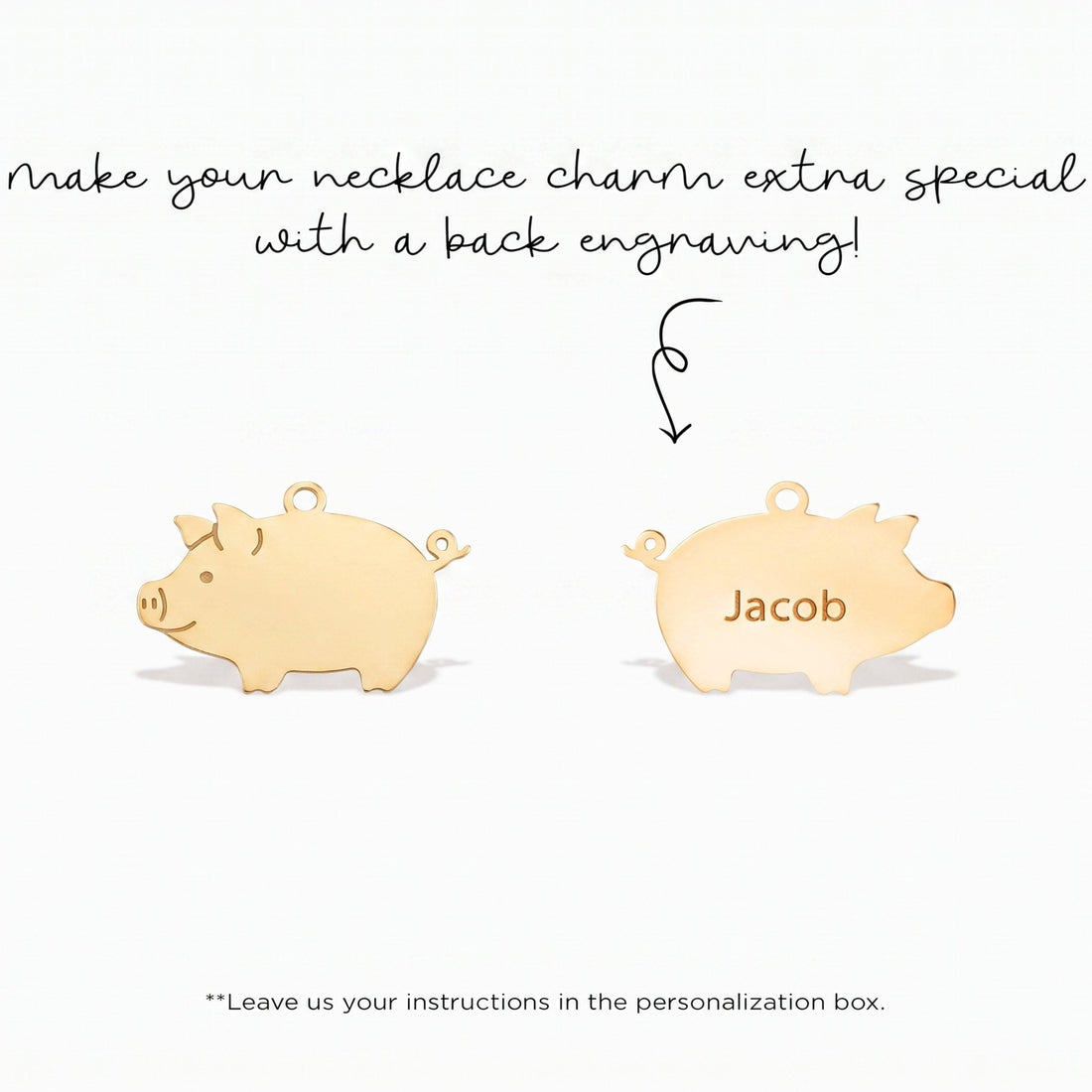 Pig Farm Animal Charm