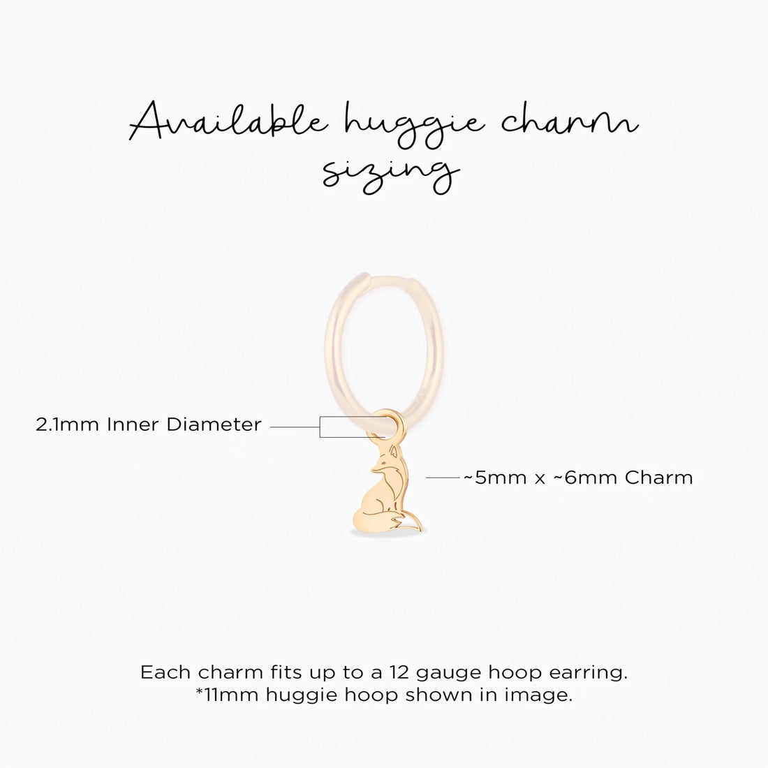 Sitting Fox Necklace Charm