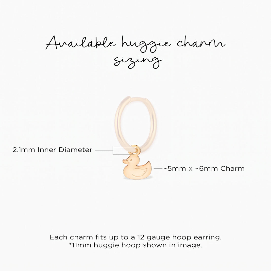 Duckling Duckie Bird Charm
