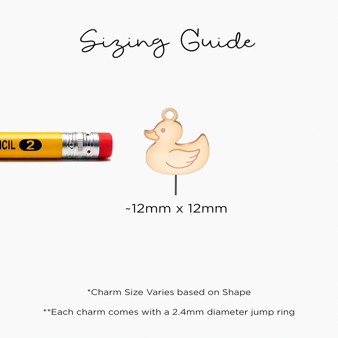 Duckling Duckie Bird Charm