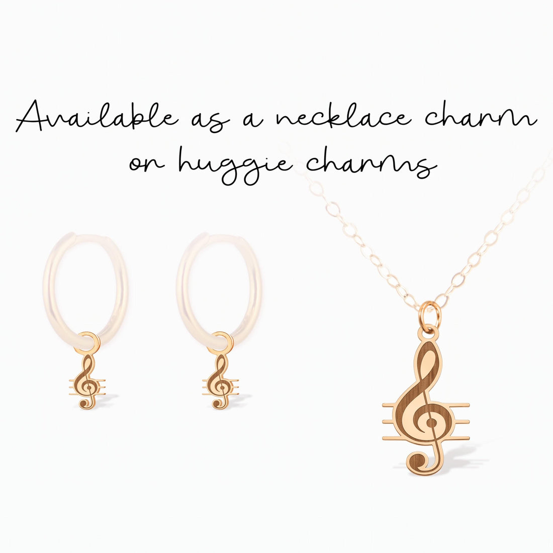 Treble Clef Music Charm