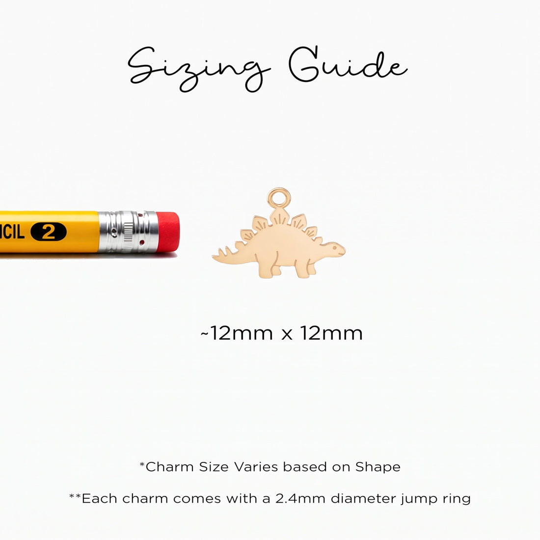 Stegosaurus Dinosaur Necklace Charm