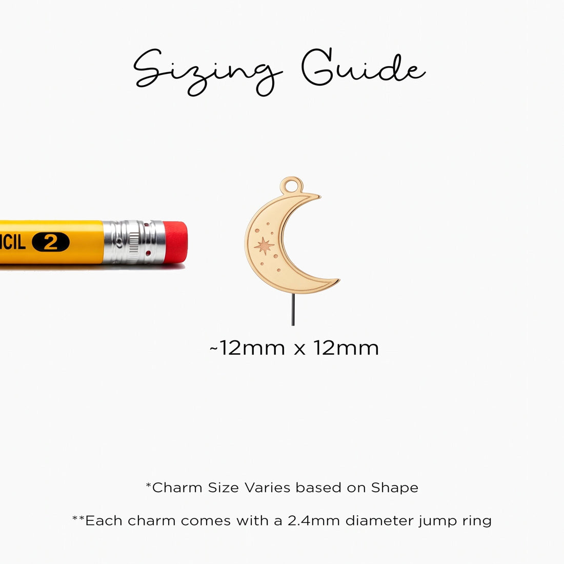 Crescent Moon and Star Charm