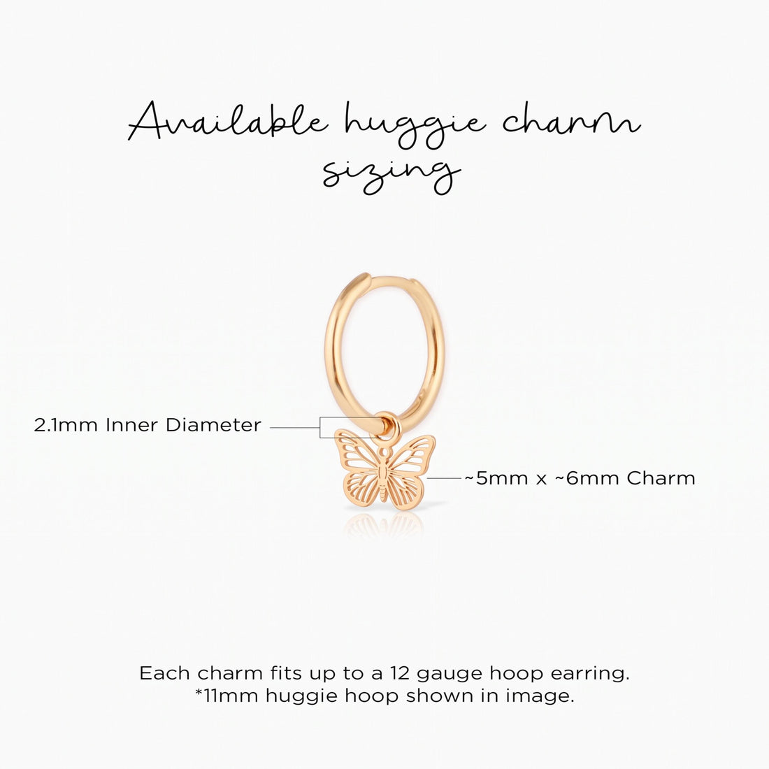 Butterfly Cutout Necklace Charm
