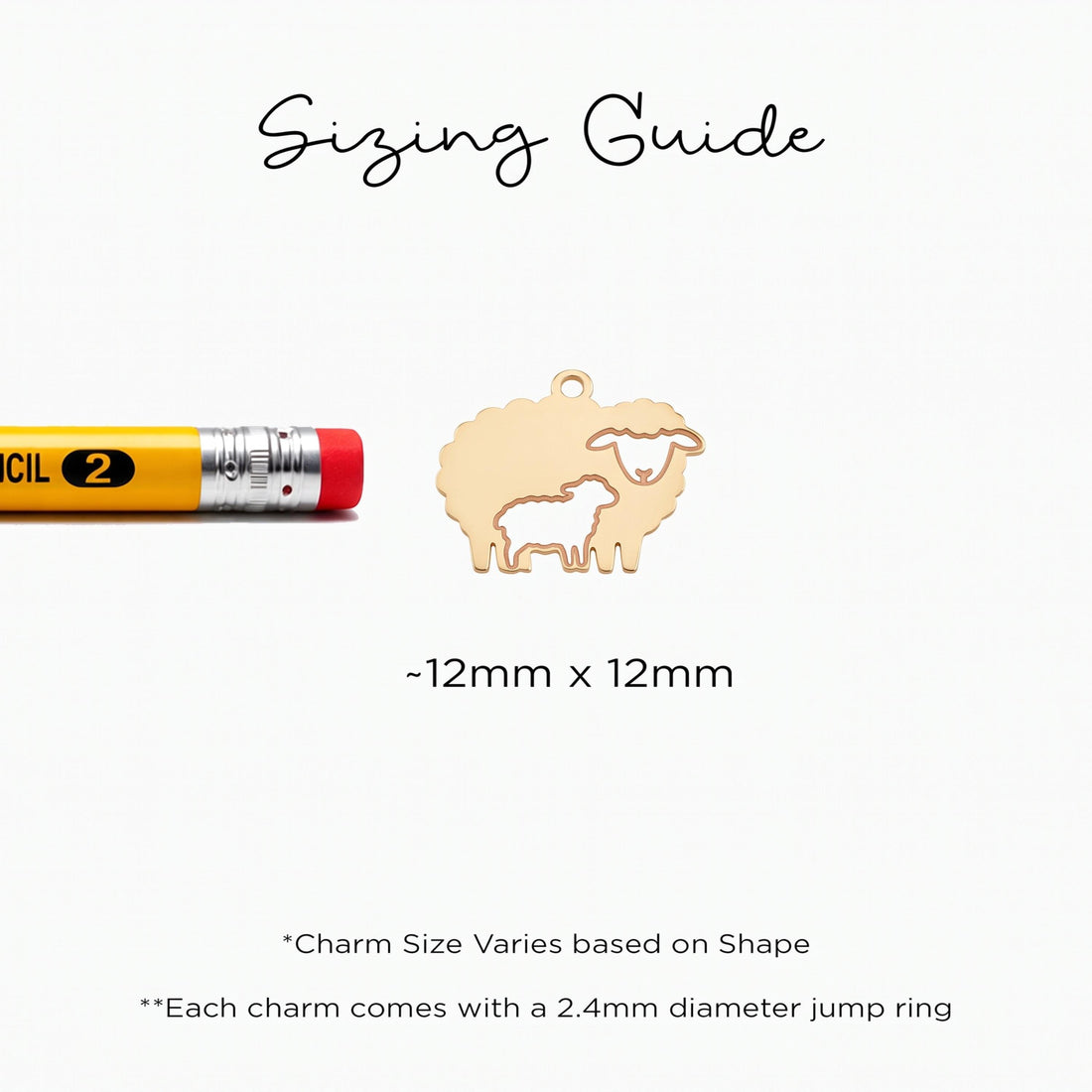 Mama Sheep Necklace Charm