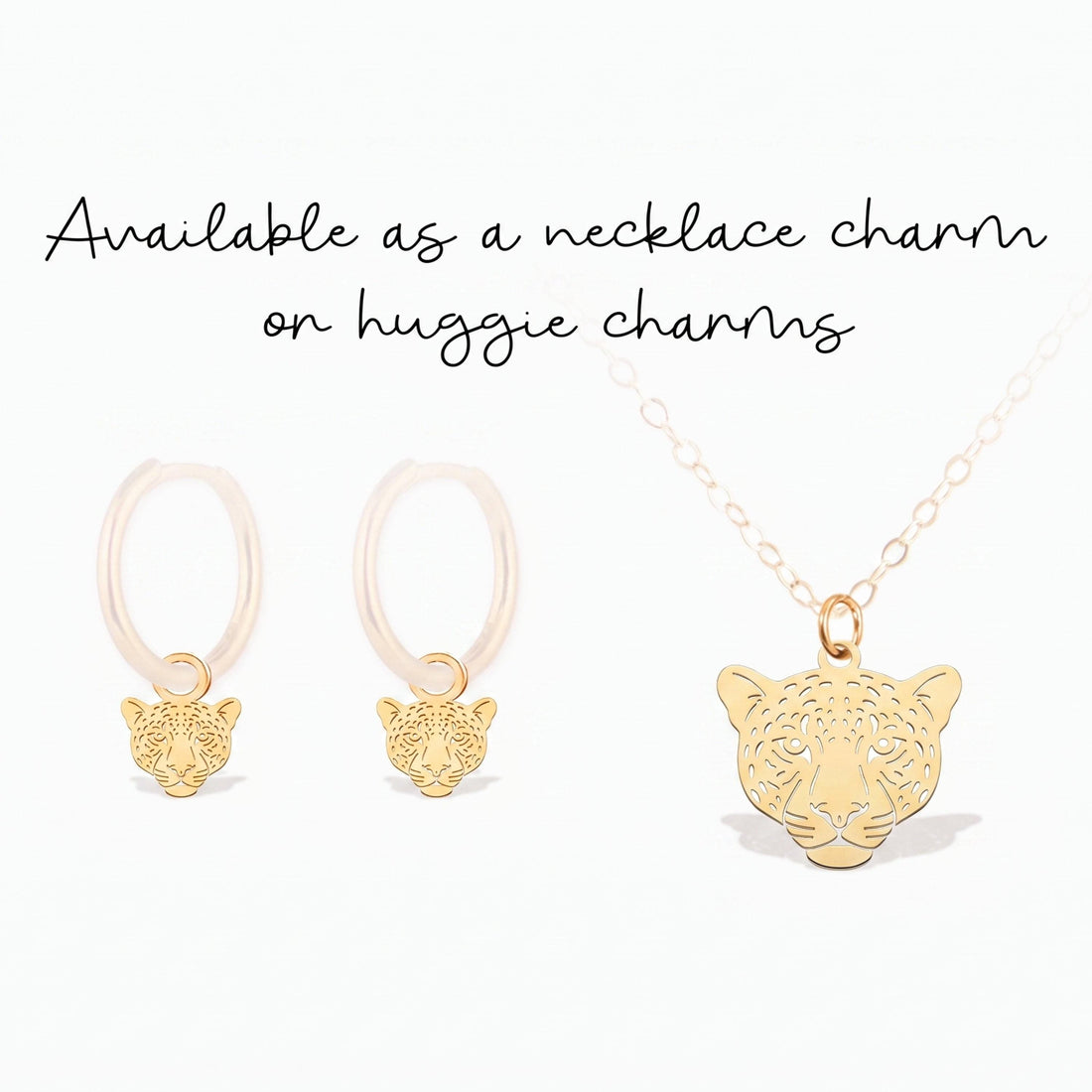 Leopard Head Necklace Charm