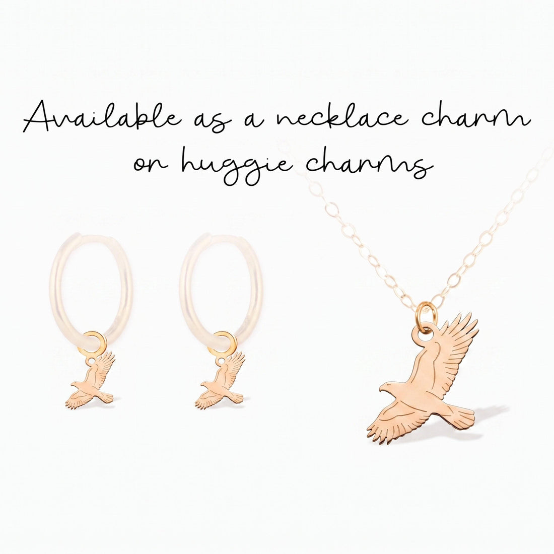Flying Eagle Necklace Charm