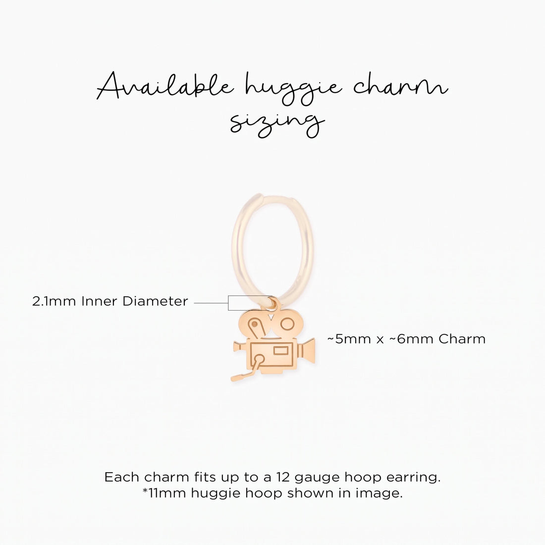 Vintage Movie Camera Necklace Charm