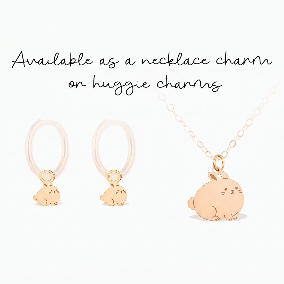 Rabbit Bunny Necklace Charm