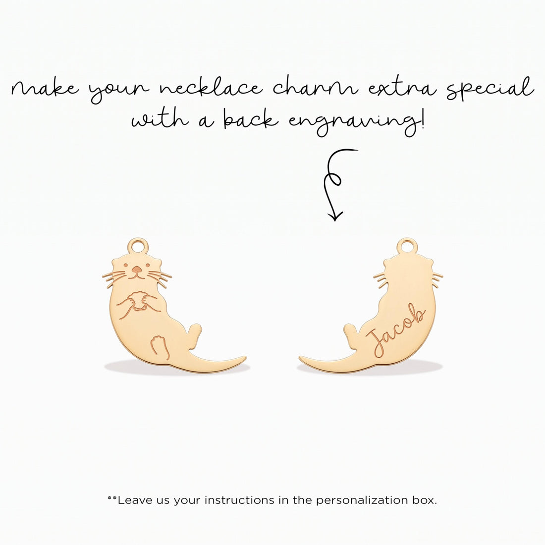 Dainty Sea Otter Charm
