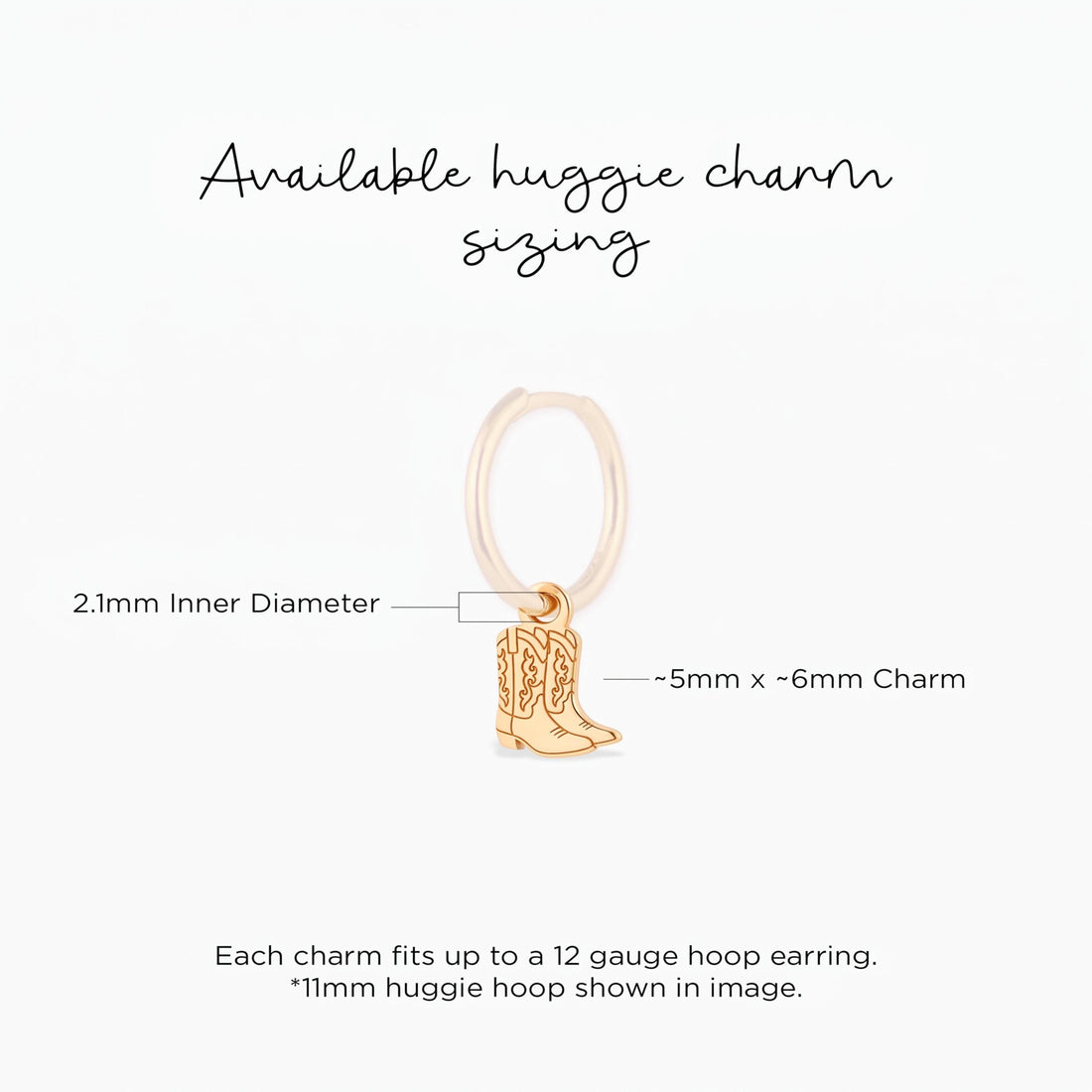 Cowboy Boots Necklace Charm