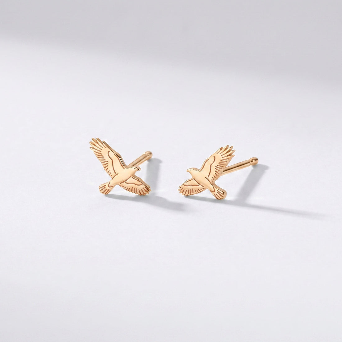 Flying Eagle Stud Earrings