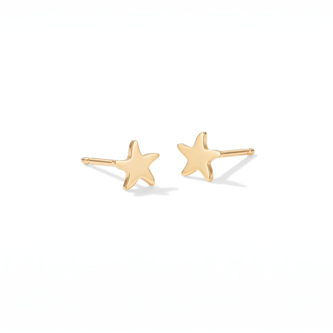 Star Charm Stud Earrings