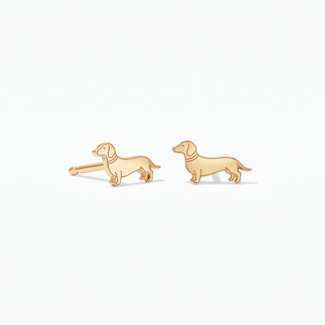 Dachshund Dog Stud Earrings