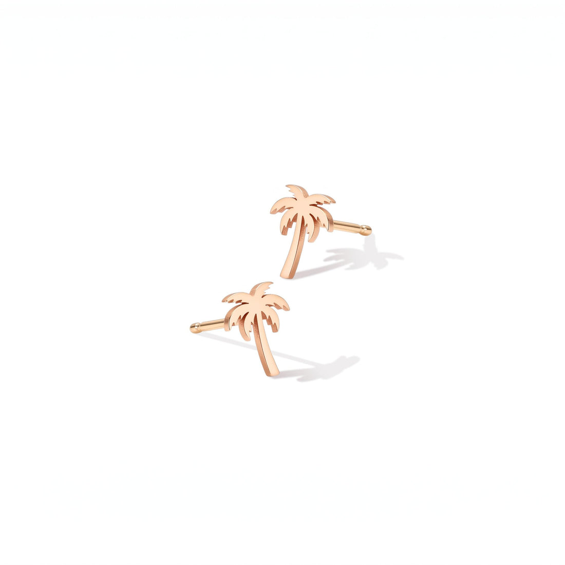 Palm Tree Stud Earrings