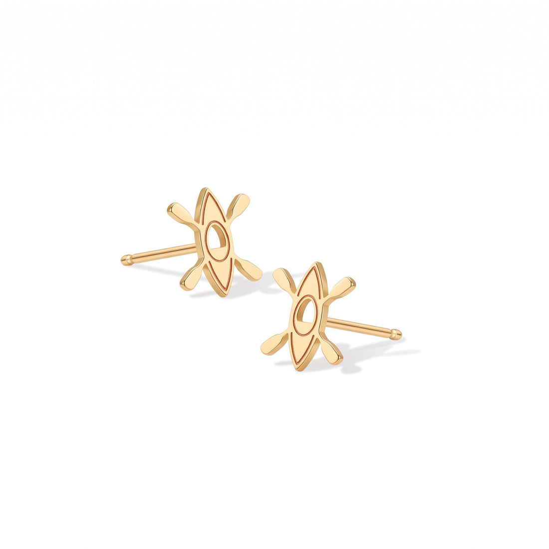 Kayak Charm Stud Earrings