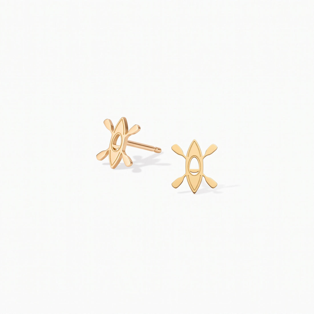 Kayak Charm Stud Earrings