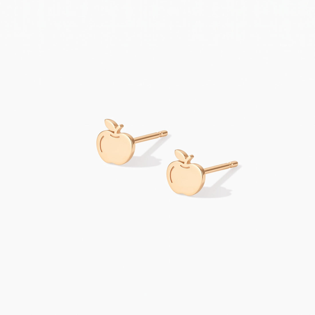 Apple Charm Stud Earrings