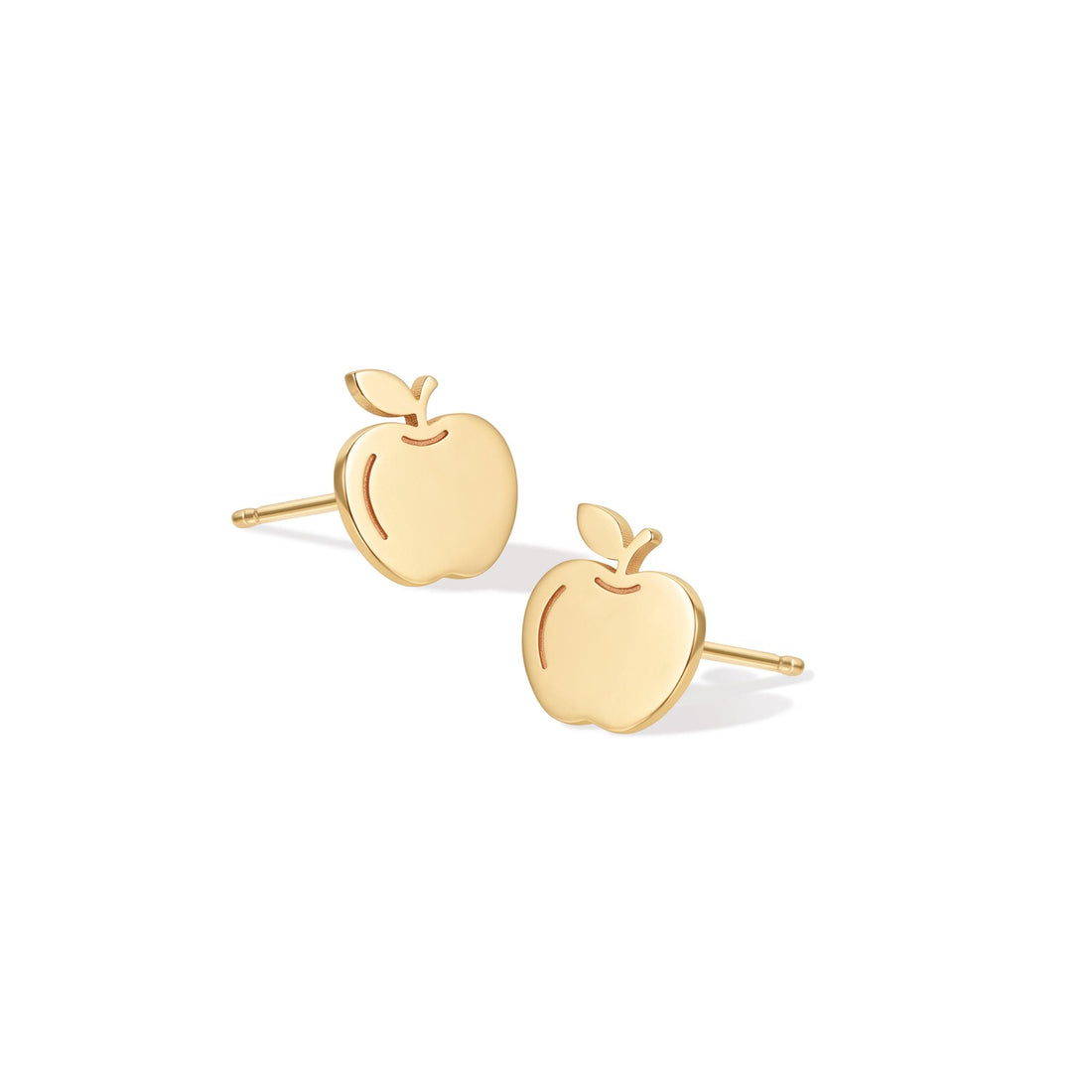 Apple Charm Stud Earrings