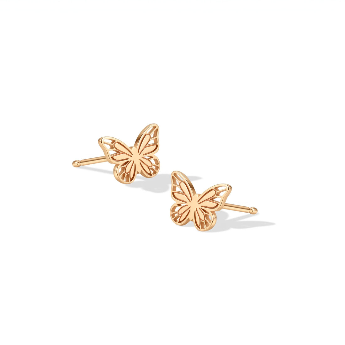Butterfly Cutout Stud Earrings
