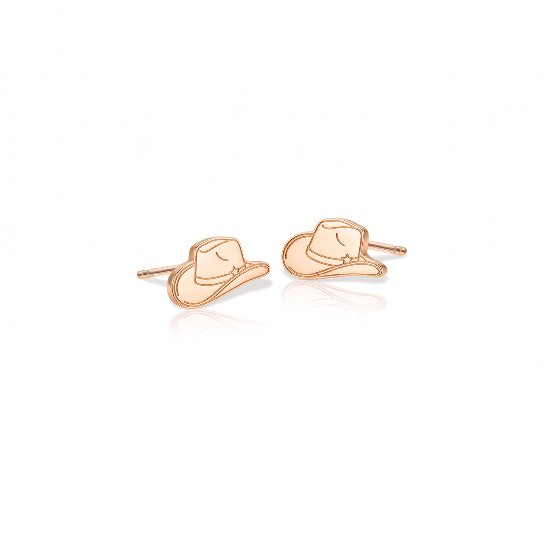 Cowboy Hat Western Stud Earrings