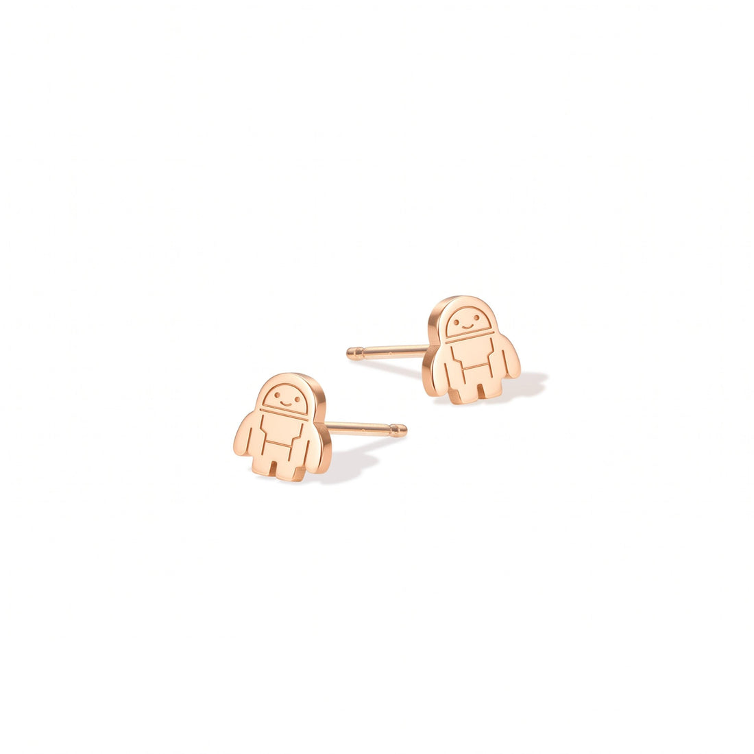 Astronaut Charm Stud Earrings
