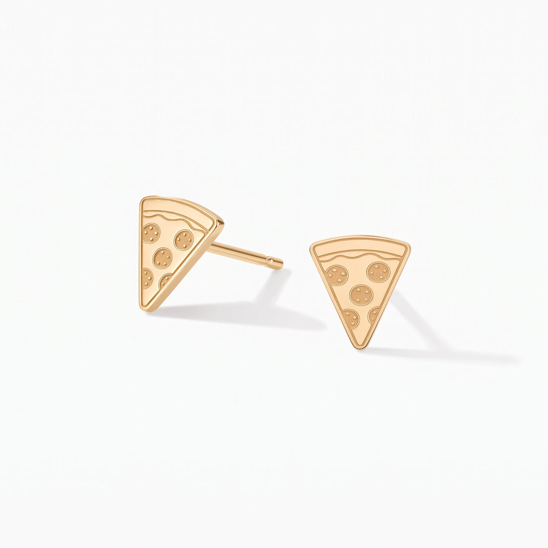 Pizza Slice Foodie Charm Stud Earrings