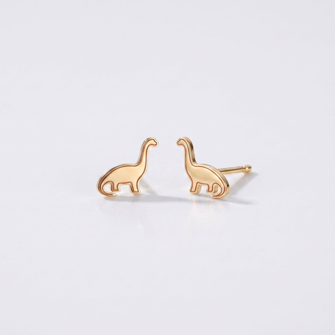 Brontosaurus Charm Stud Earrings