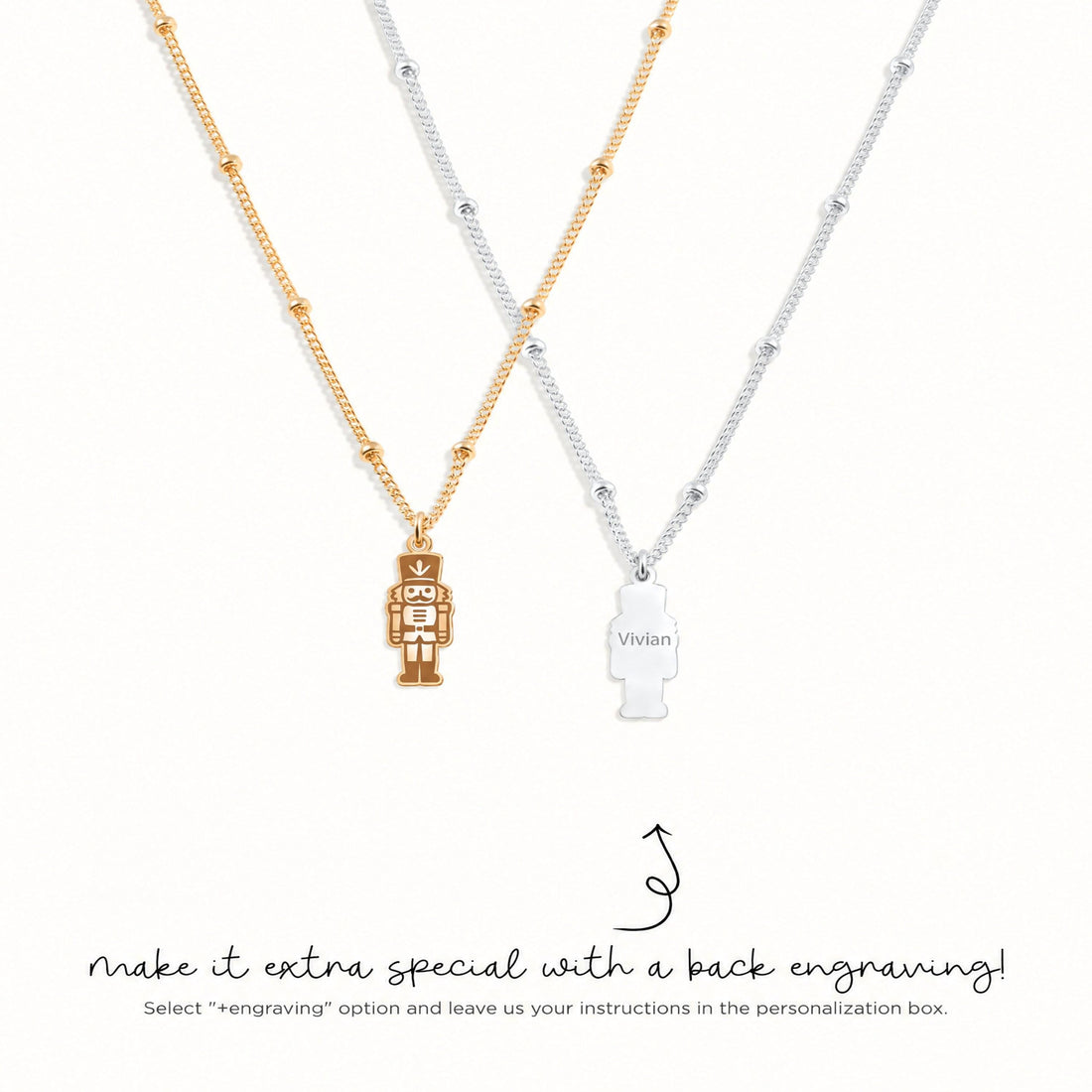 Nutcracker Soldier Beady Necklace