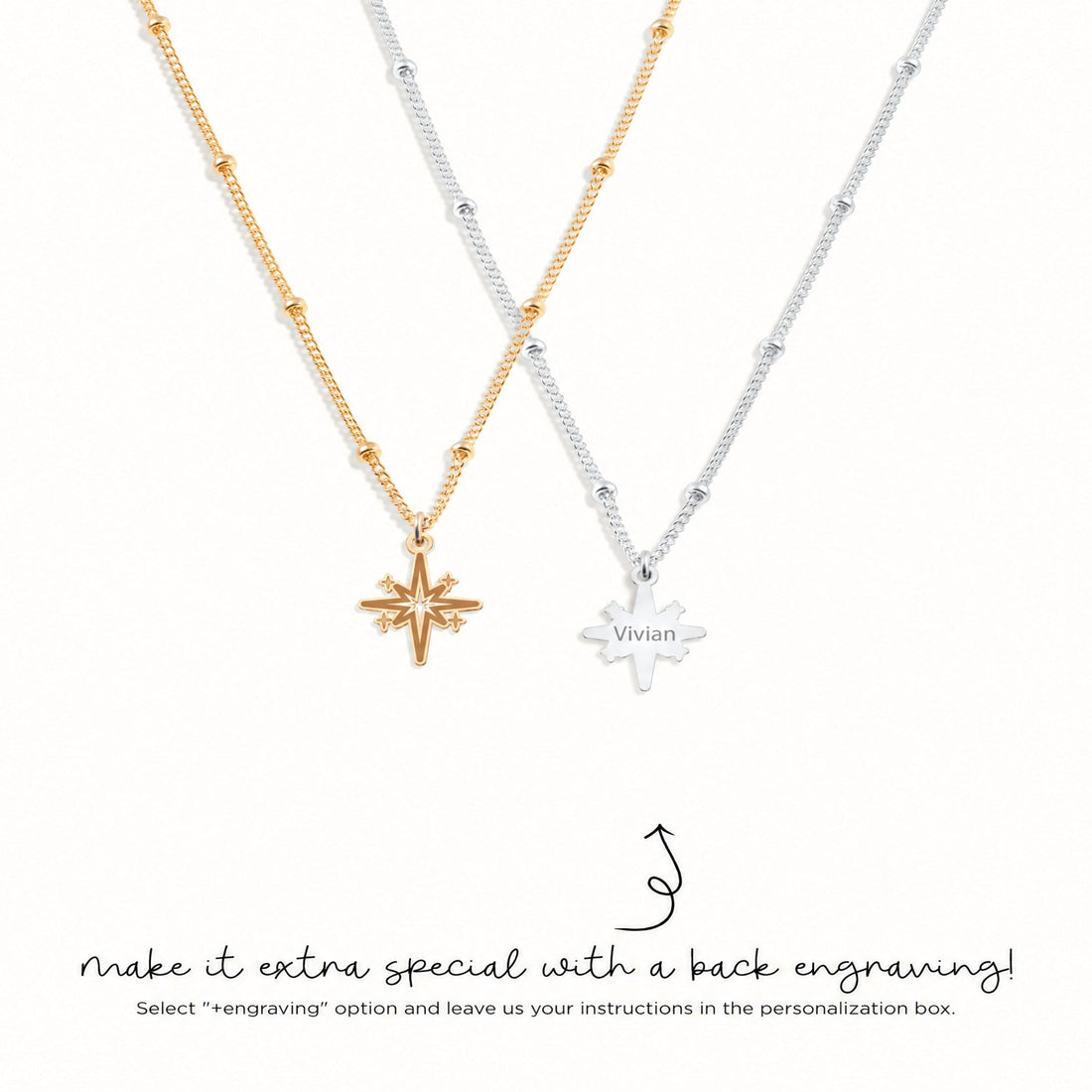 North Star Beady Necklace