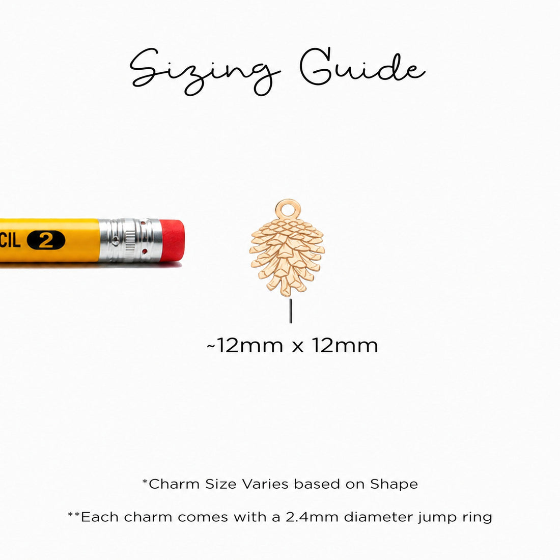 Pine Cone Charm Necklace