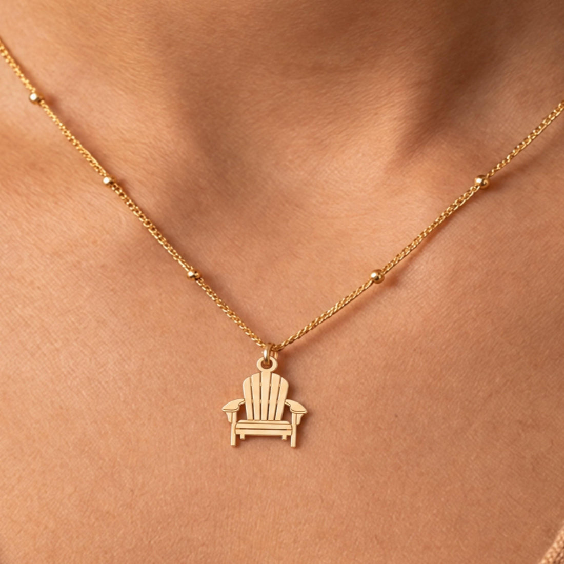 Adirondack Chair Charm Necklace