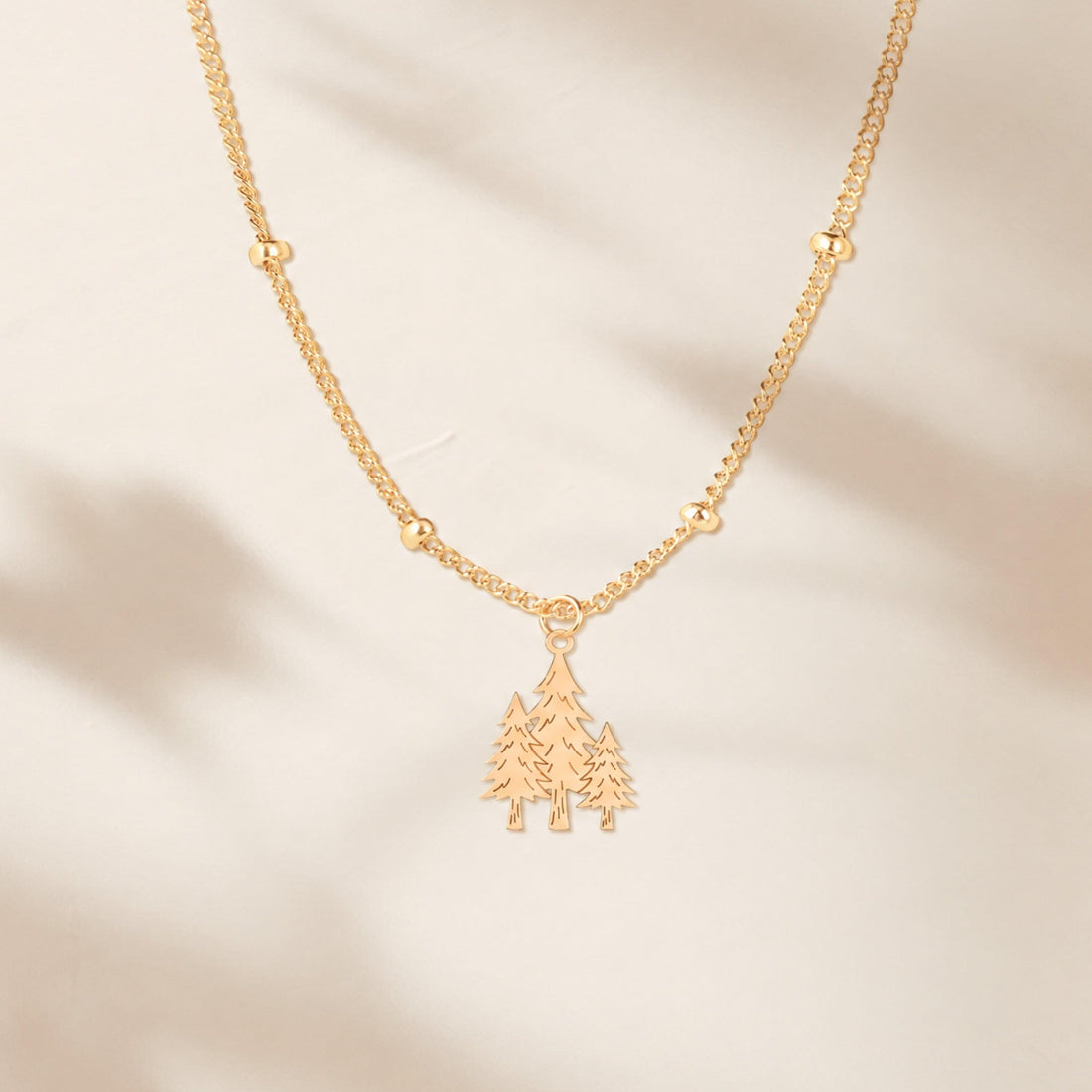 Pine Tree Beady Necklace
