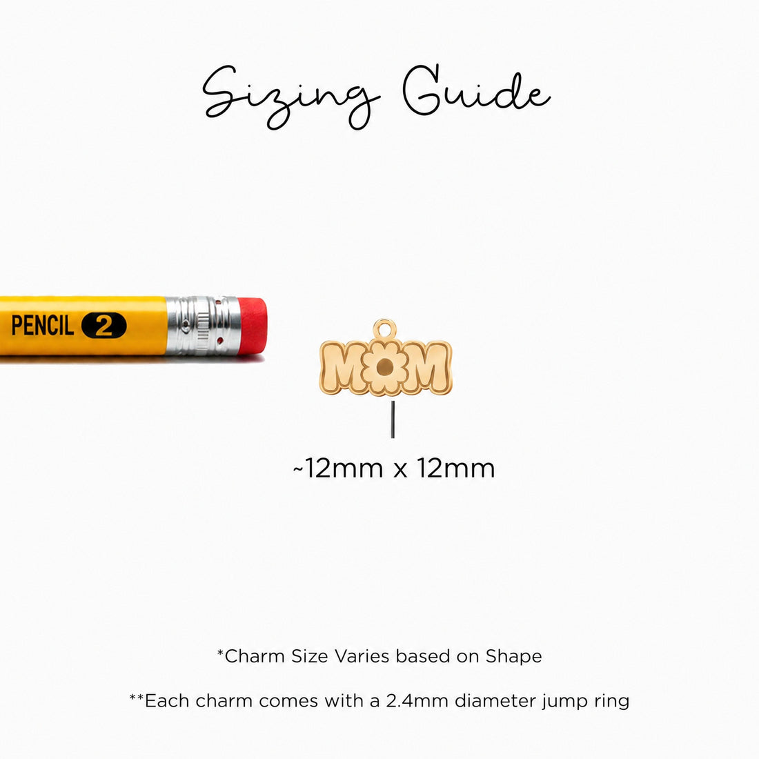 Mom Flower Charm Necklace