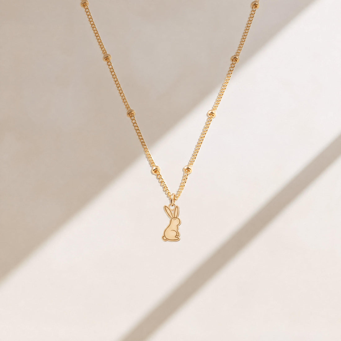 Bunny Rabbit Charm Necklace