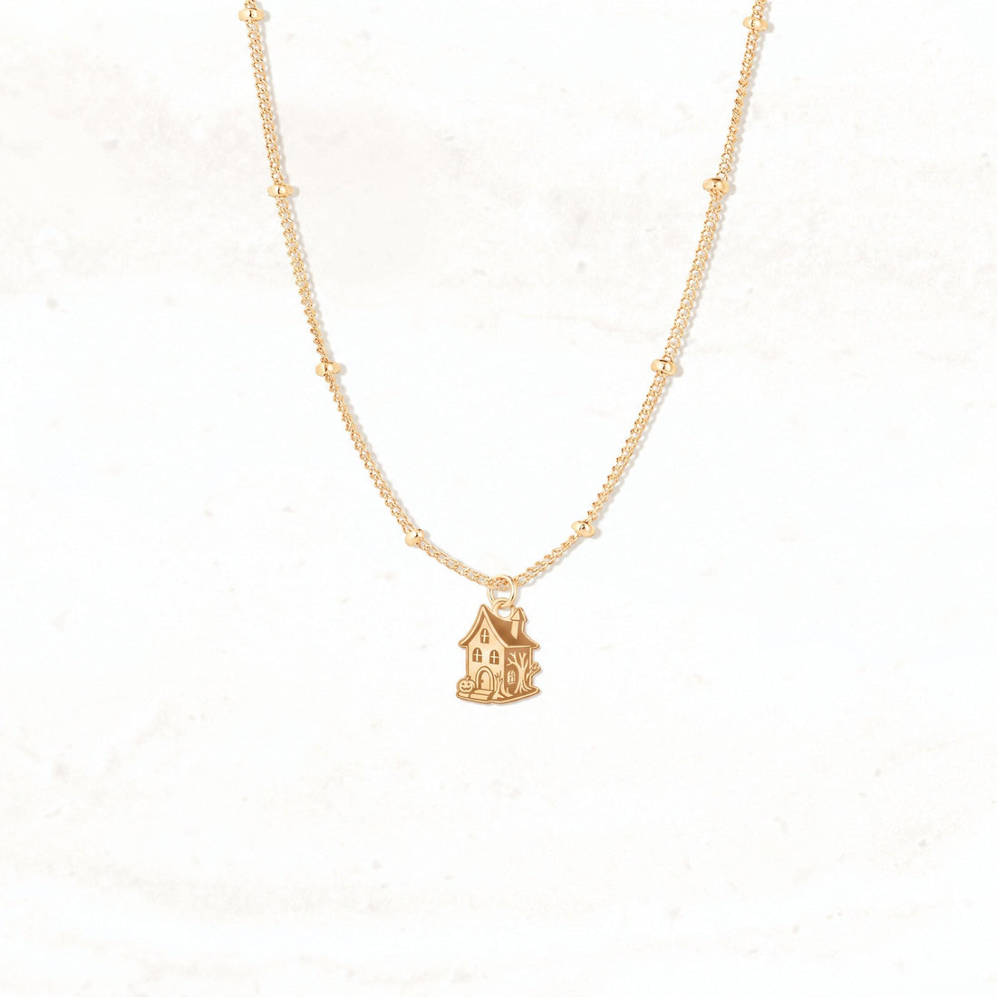 Haunted House Charm Necklace