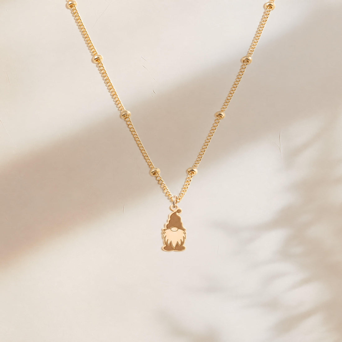 Garden Gnome Charm Necklace