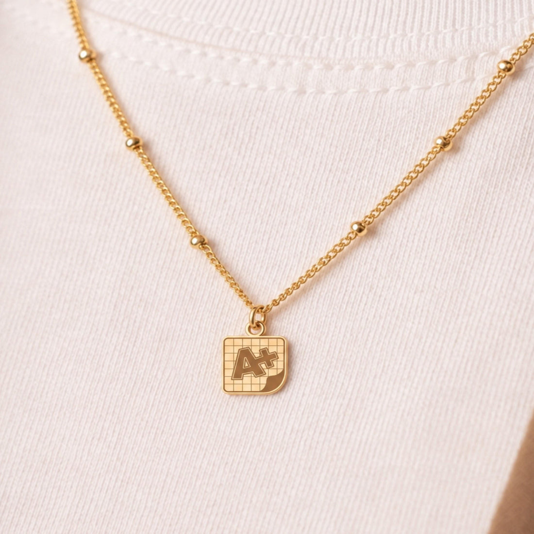 A Plus Charm Necklace